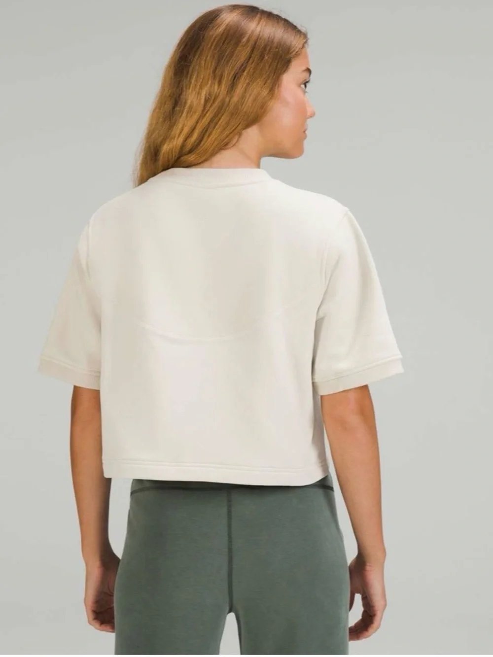 Lululemon Cotton French Terry + Swift tshirt - Natural Ivory - Picture 2 of 4